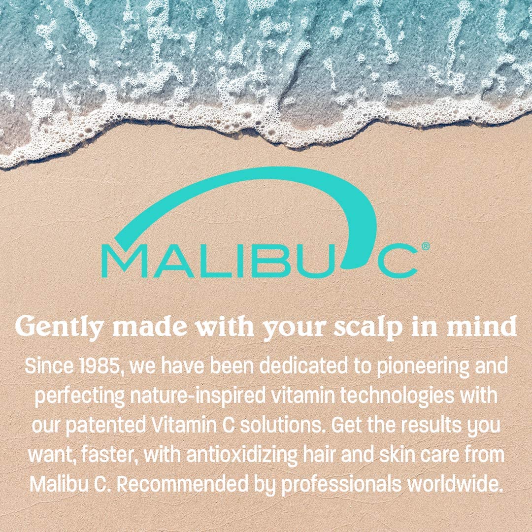 Malibu C Scalp Therapy - Dry Scalp Treatment with Vitamin C & Zinc Gluconate | 3 Packets for Soothed, Moisturized Skin