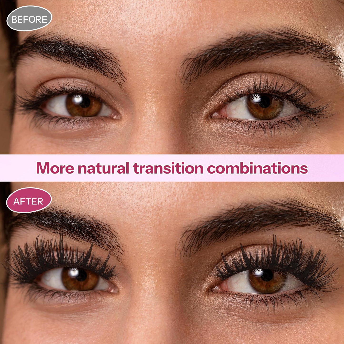 Lash Clusters Spikes 80D 100D Long 10-21mm Cluster Eyelash Extensions Kit, Wispy Thick Volume Lashes Clusters,300pcs Individual Lashes DIY Spiky Manga with Lash Strips, Bond Seal Tweezers