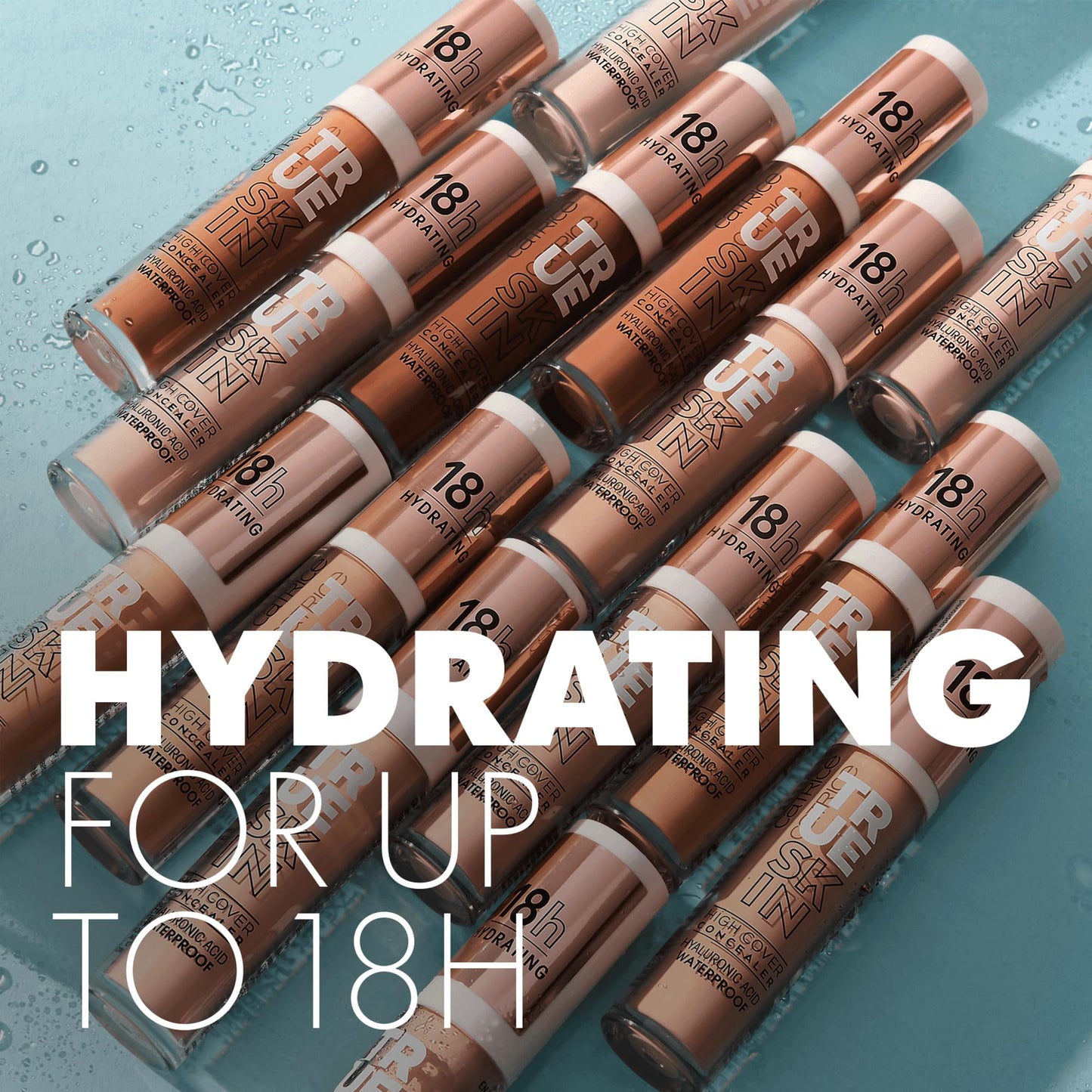 Catrice | True Skin High Cover Concealer (032 | Neutral Biscuit) | Waterproof & Lightweight for Soft Matte Look | With Hyaluronic Acid & Lasts Up to 18 Hours | Vegan, Cruelty Free