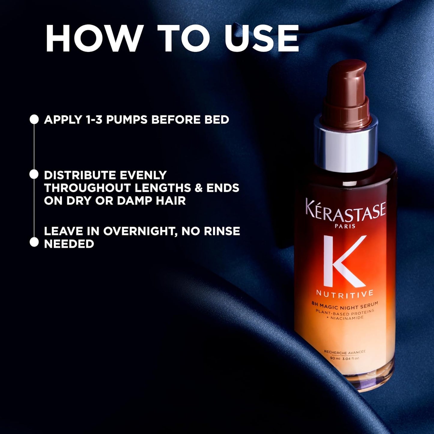 Kerastase Magic Night Hair Serum Set - Genesis Anti-Hair Fall & Nutritive 8H Serum | Strengthen & Nourish Hair, 2-Piece Set