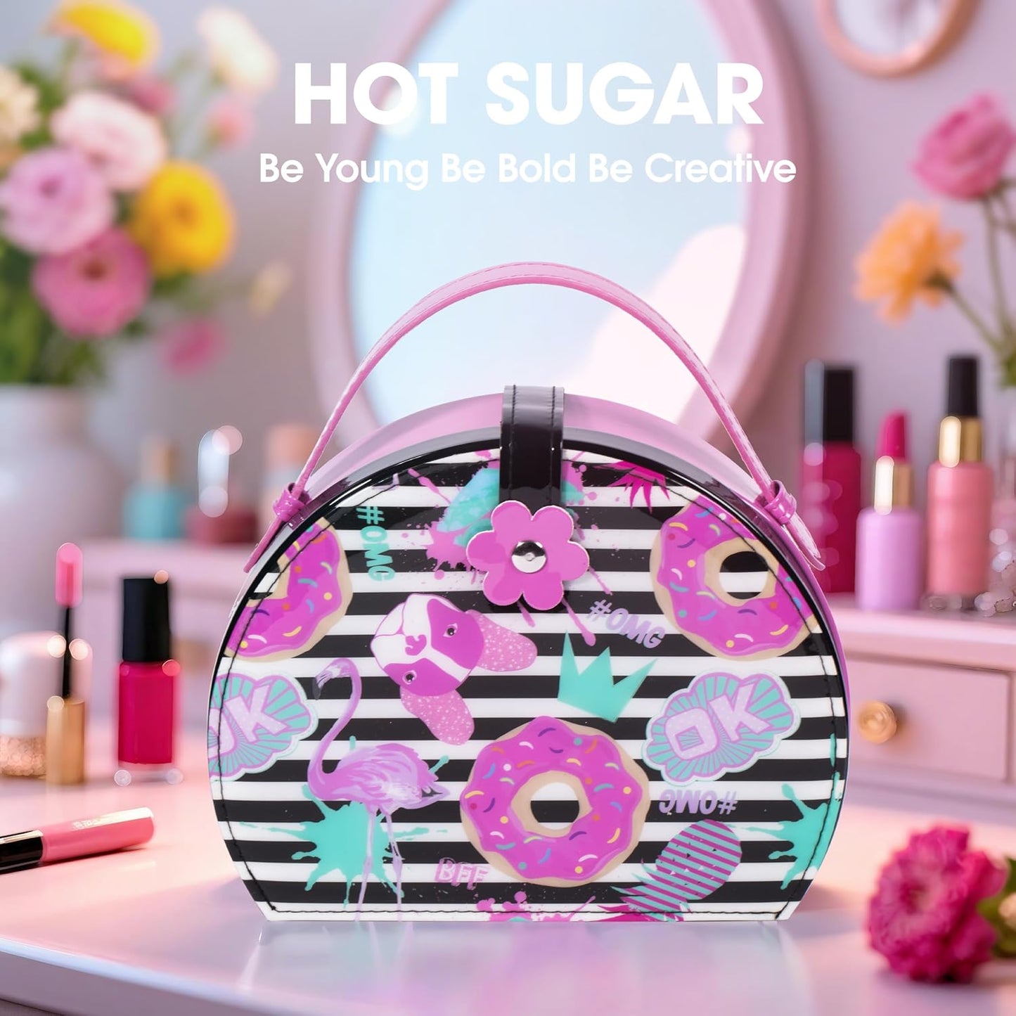 Makeup Kit for Girls - Complete Cosmetics Gift Set for Birthdays & Christmas | Rose Color