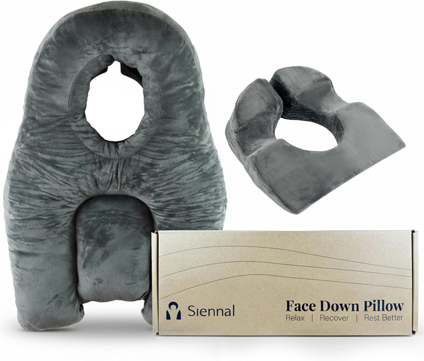 Face Down Pillow for Eye Surgery | 3-Vent Design for Easy Breathing - Vitrectomy & BBL Recovery, CertiPUR-US® Memory Foam