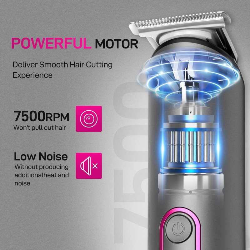 PRITECH Hair Trimmer for Women, Waterproof Bikini Trimmer for Women for Wet & Dry Use, Rechargeable Pubic Hair Trimmer Women, Women Electric Razor&Shaver with Standing Recharge Dock