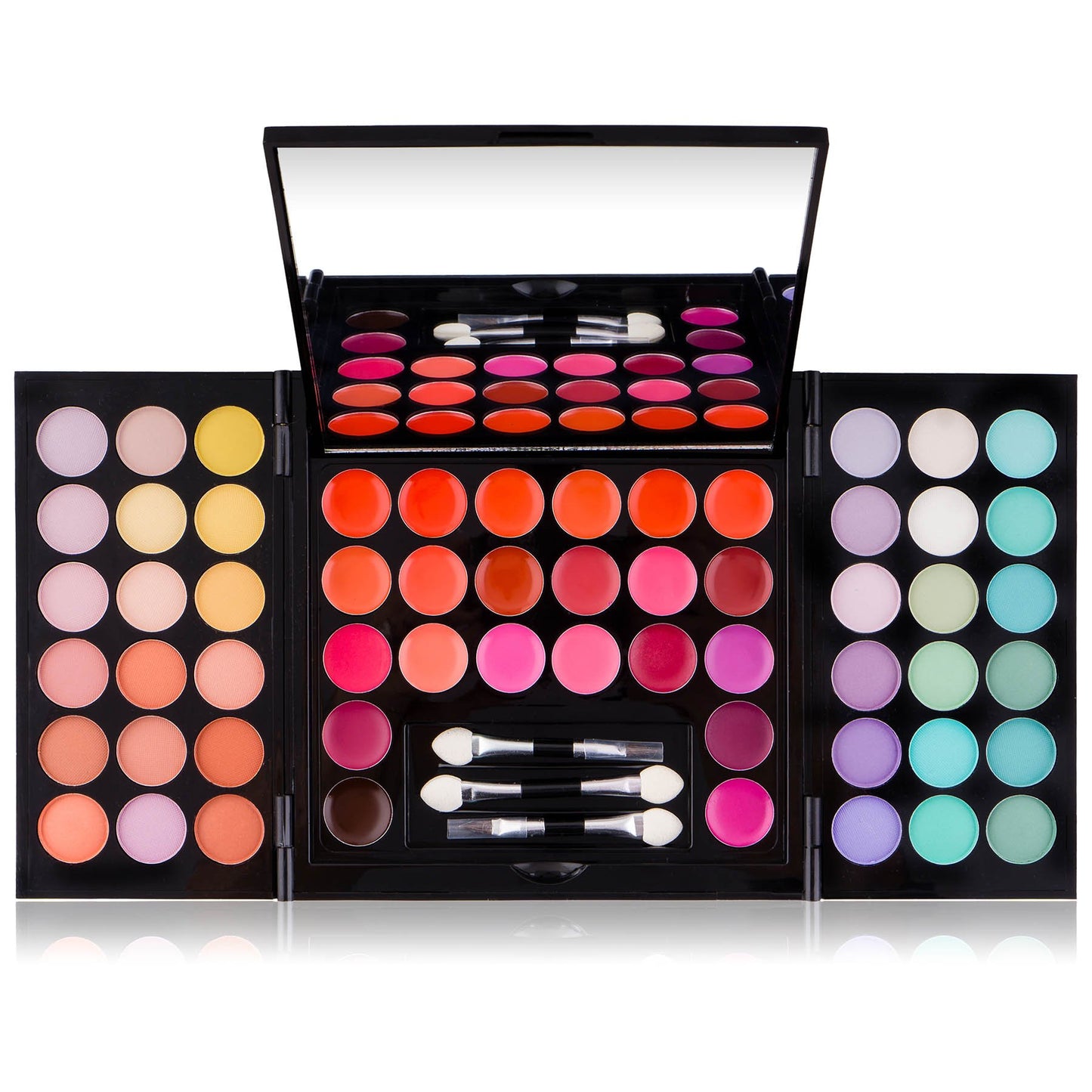 SHANY All In One Harmony Makeup Set - Ultimate Color Combination - Eyeshadows, Blush Powder, Lip-gloss Lipstick, Mini Makeup brushes, Makeup applicators, HOLIDAY GIFT IDEA