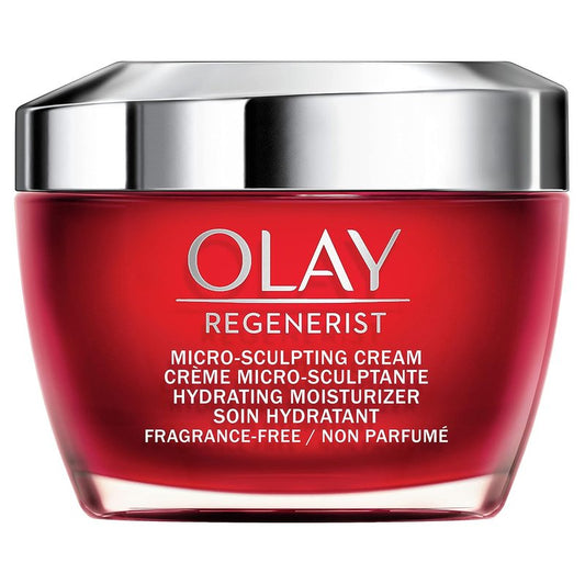 Olay Regenerist Micro-Sculpting Cream - Fragrance-Free Anti-Aging Moisturizer | 1.7 Oz / 50 mL