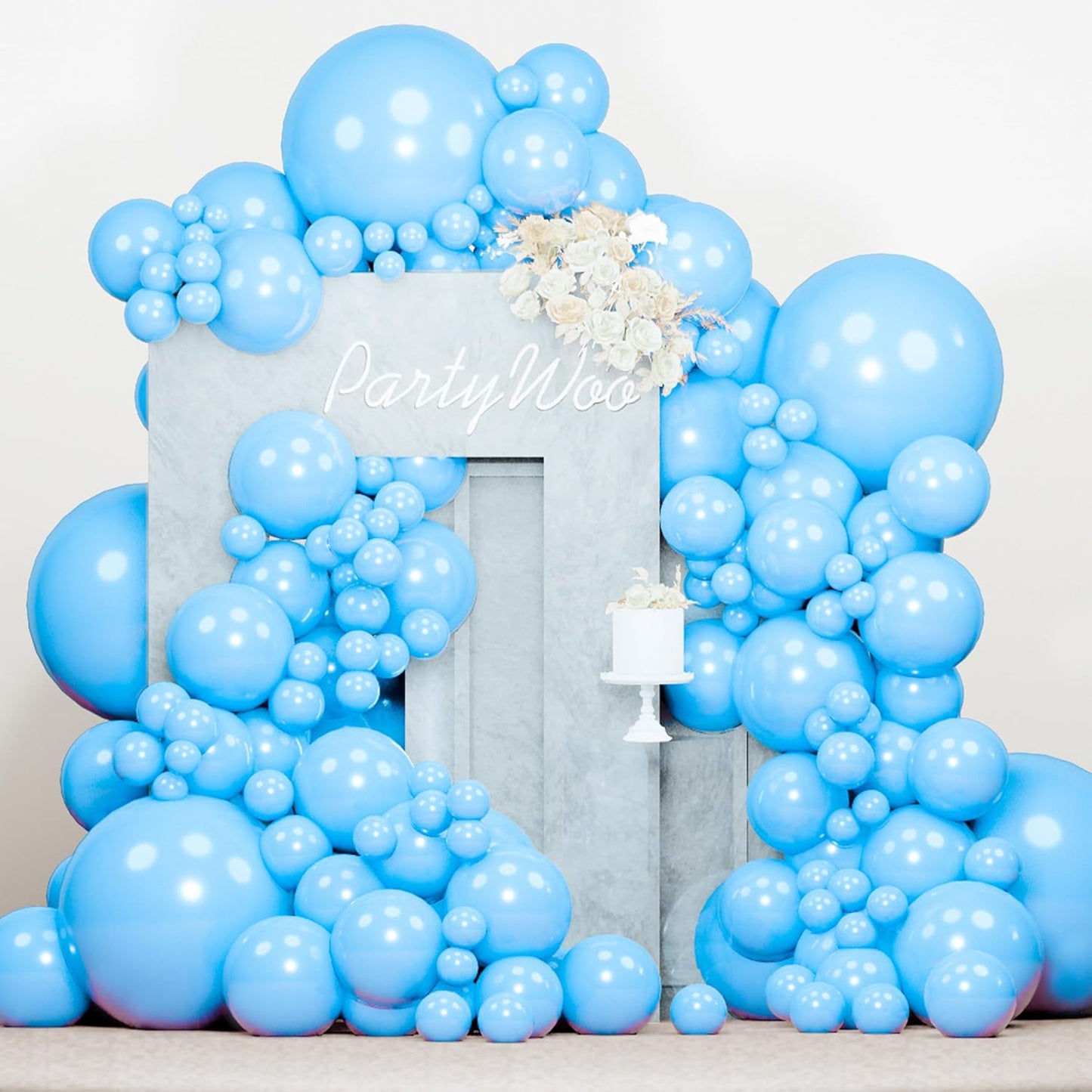 Black Balloon Arch Kit - 140 Pcs in 5-18 Inch Sizes for Baby Showers, Birthdays & Anniversaries | Elegant Black Decor