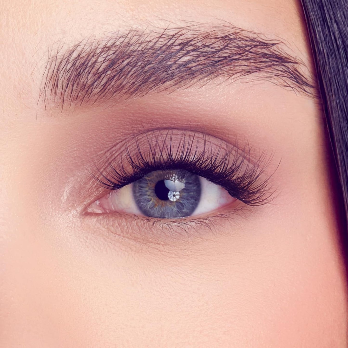 Falscara Lash Extension Kit - 54 Stackable Light Volume Clusters | 8mm-12mm, Water-Resistant, InfuseBond