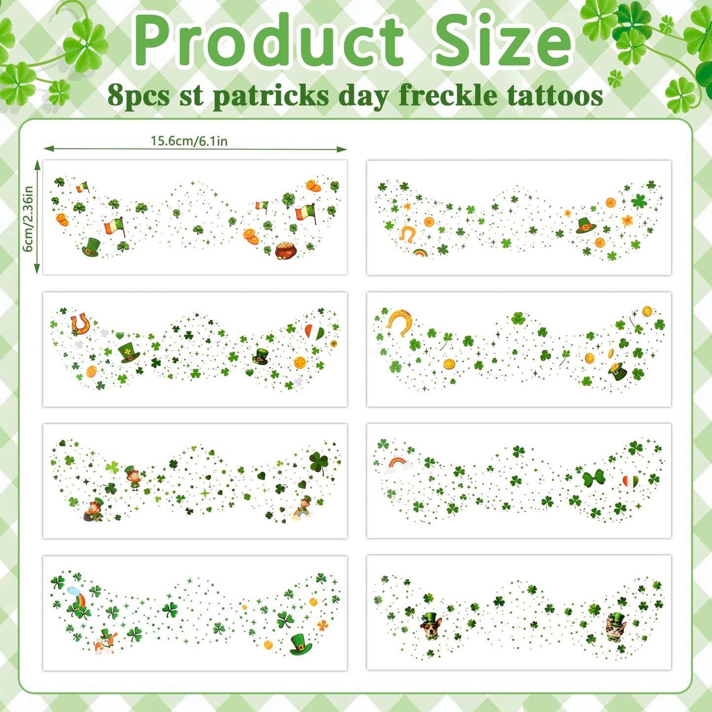 Konsait St Patricks Day Face Makeup Kit