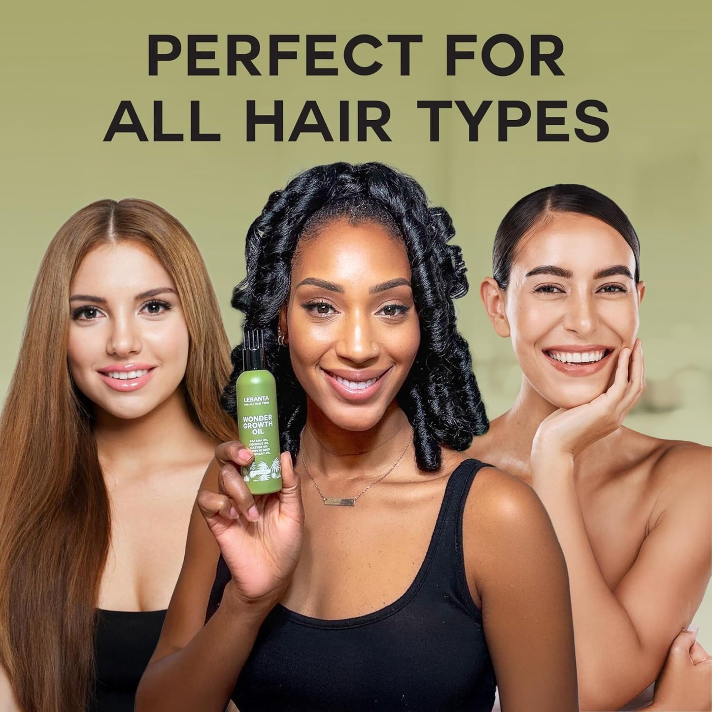 Lebanta Batana Oil for Hair Growth - 100% Pure Organic Blend with Castor, Pumpkin Seed & Rosemary | Thicker, Stronger Hair (1 Pack)