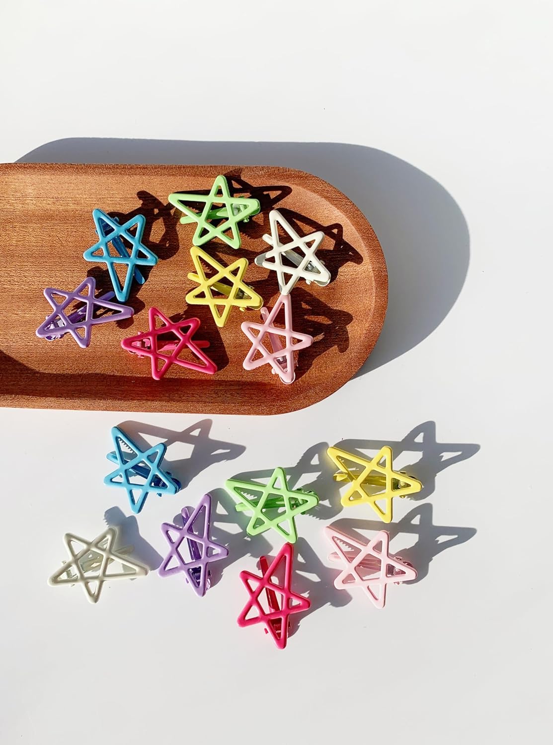 Cute Metal Star Hair Clips - 14 PCS No-Slip Barrettes for Thick & Thin Hair | Perfect for Women & Girls