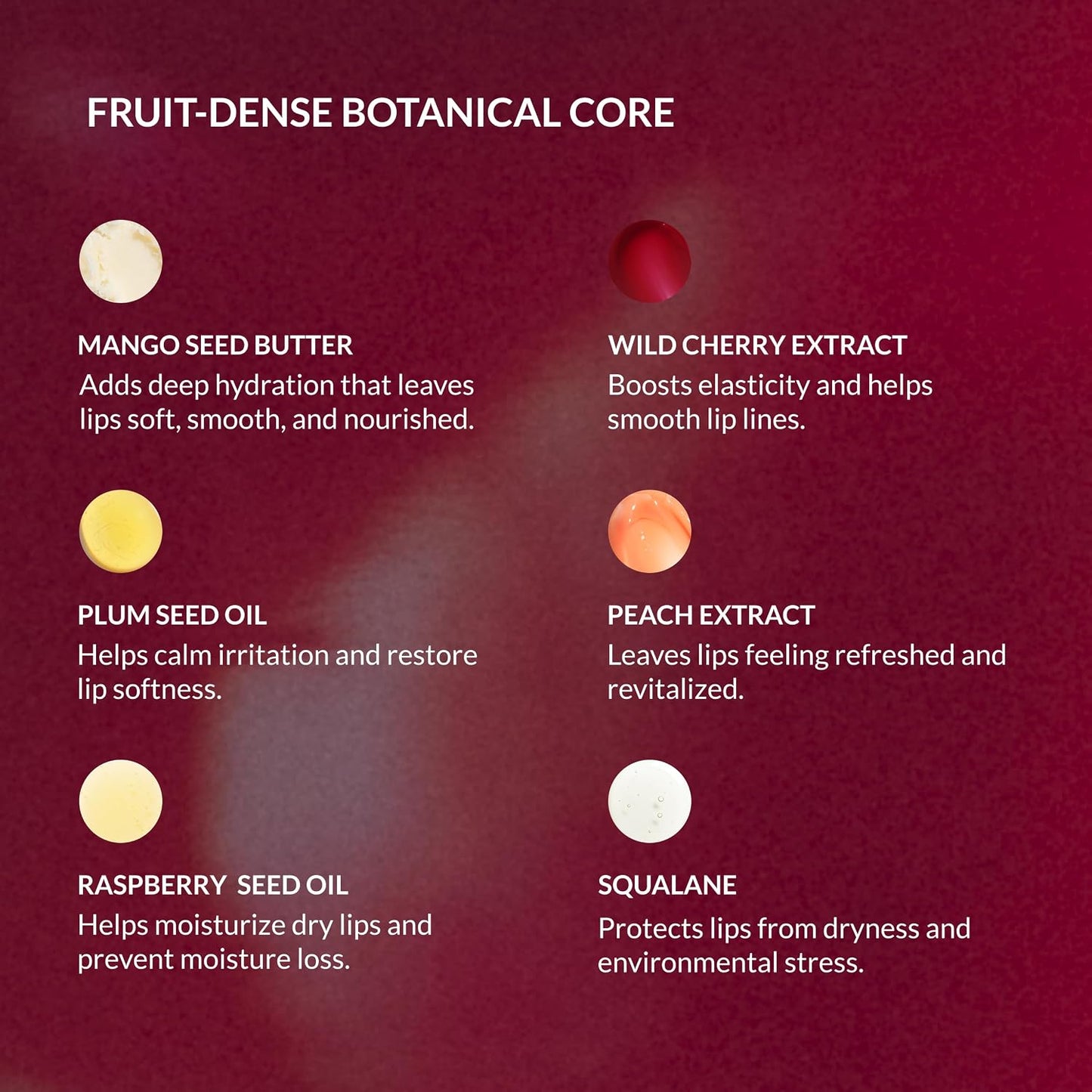 Hydrating Glossy Fruit Lip Stain - 2-in-1 Tint & Oil for Soft, Smooth Lips | Beet Juice