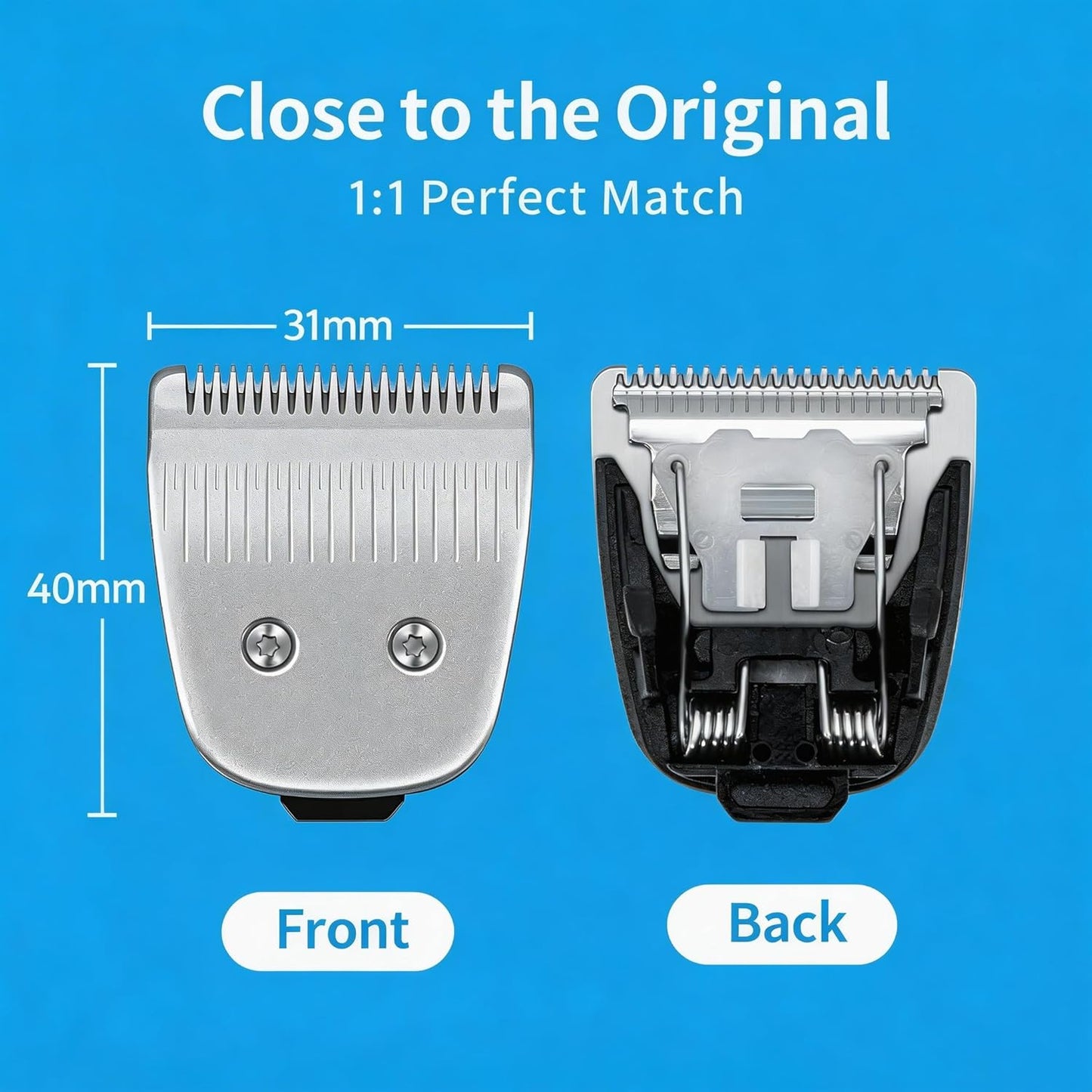 Replacement Blade for MG3740 MG3750 MG3770 Trimmers - 31mm Full-Size Beard Trimming Blade