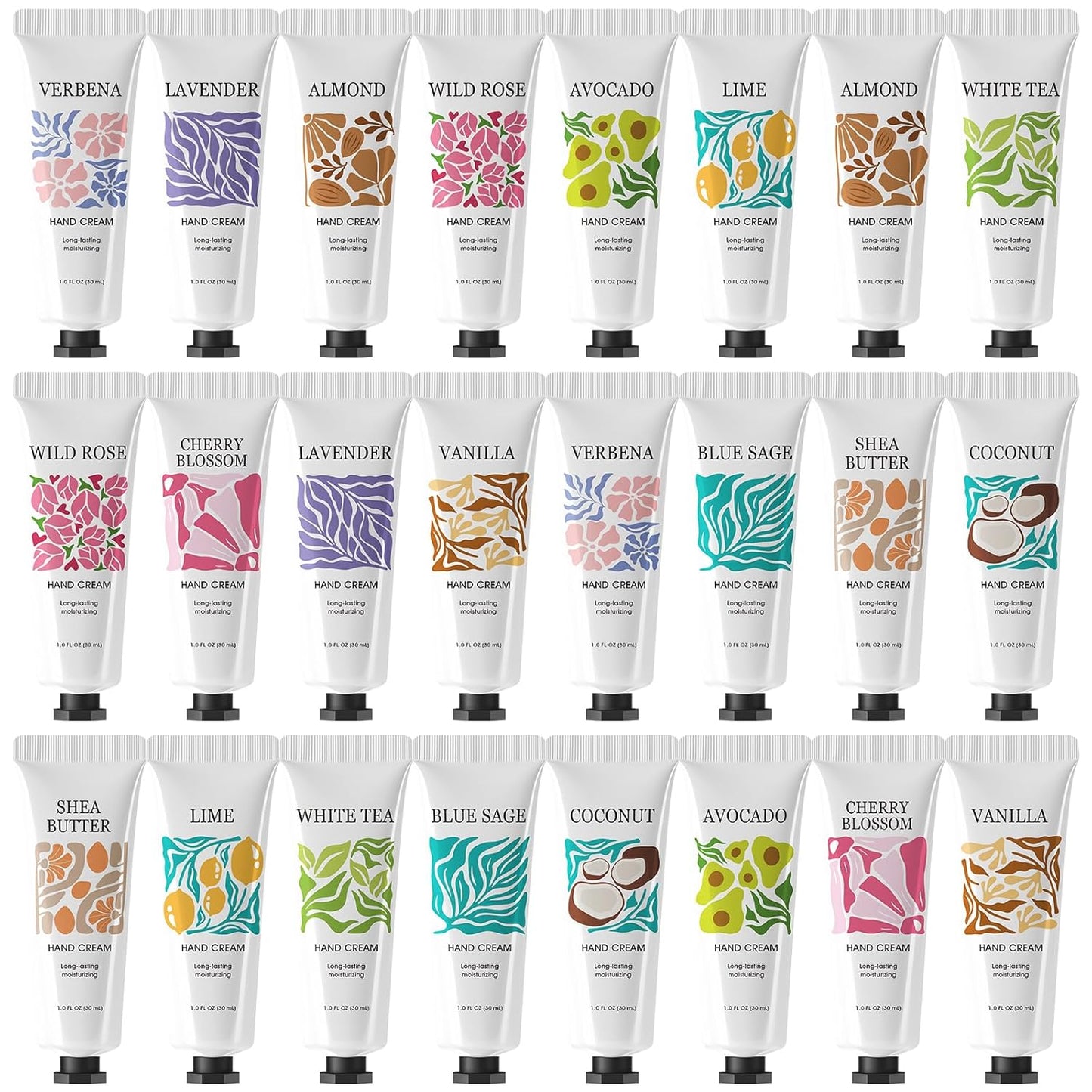 Hand Cream Set for Women - 12 Pack Travel Size Moisturizing Lotion | Ideal Bridesmaid Gifts & Party Favors