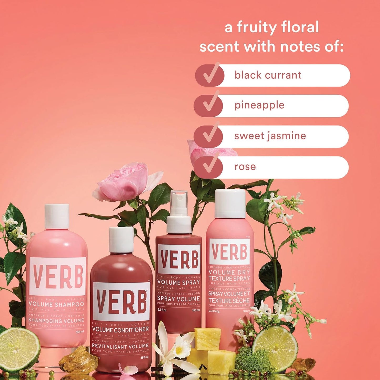 VERB Volume Conditioner - Sulfate-Free Formula for Soft, Detangled Hair | Ideal for Flat Hair