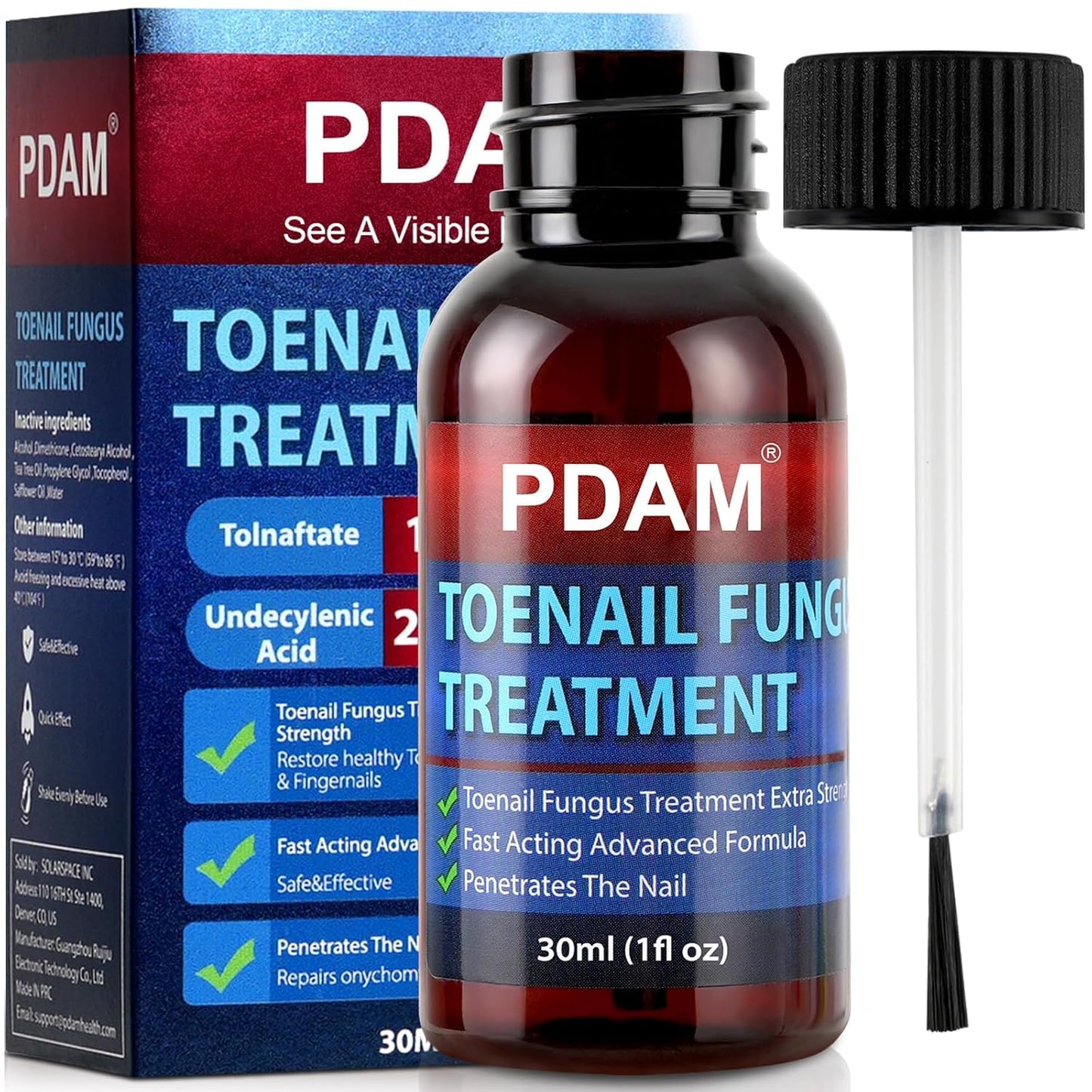 Toenail Fungus Treatment - Extra Strength Nail Strengthener for Thick, Discolored & Ingrown Nails | 30ml