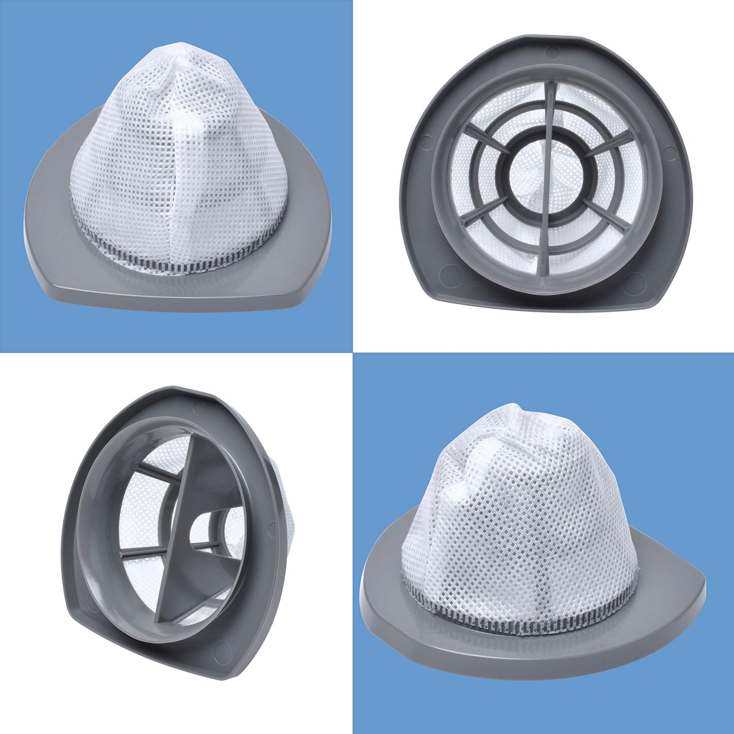 2033 Filter Replacement Compatible with Bissell Featherweight Stick Lightweight Bagless Vacuum 20331 20333 20334 20336 20339 2033M Series 1611508,Pack of 4