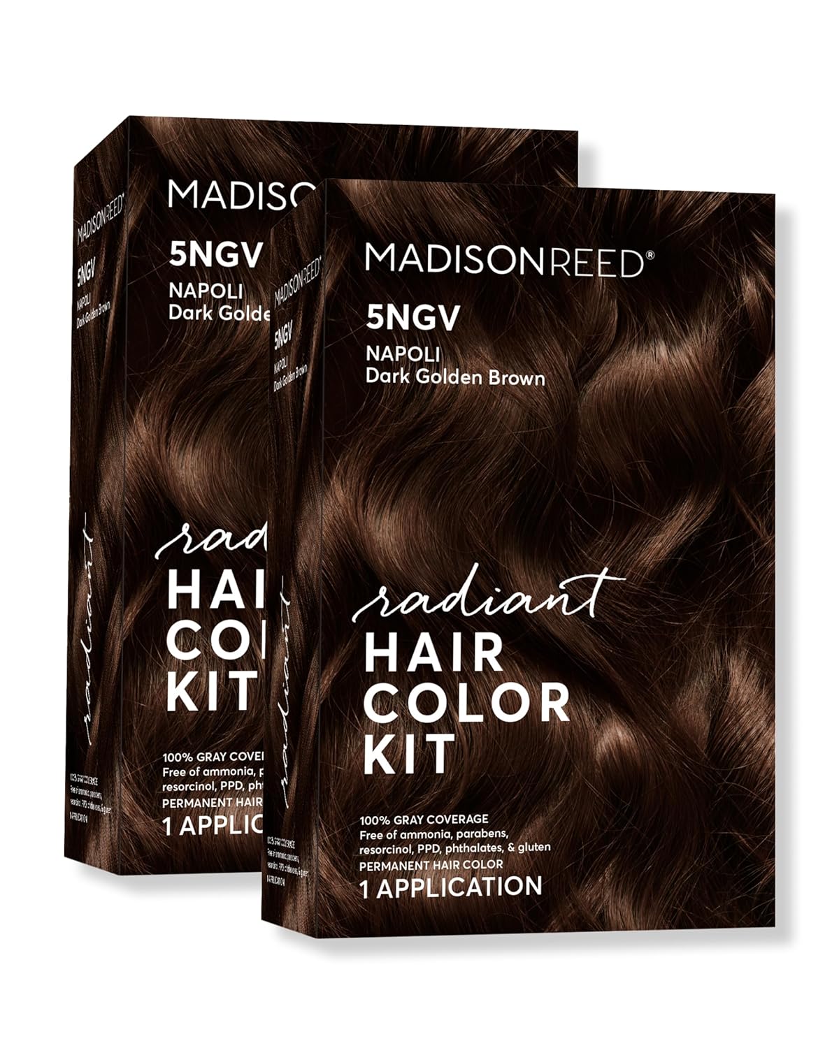 Madison Reed Radiant Hair Color Kit - 5RV Dark Garnet Red | Vivid Permanent Dye for Bold Color & Maximum Shine