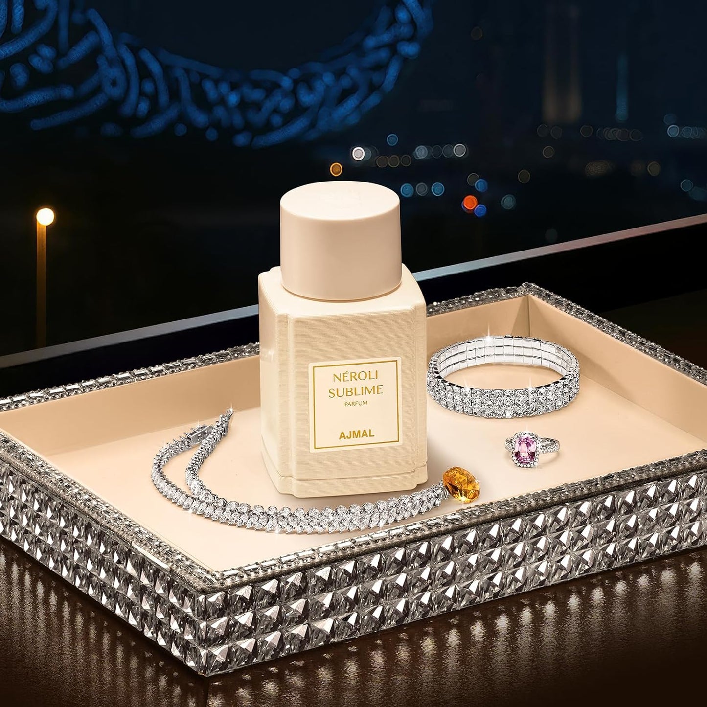 Ajmal Oud Marquis Néroli Sublime Eau de Parfum for Women - Luxury Floral Citrus Fragrance | 3.4 fl oz (100 ml)