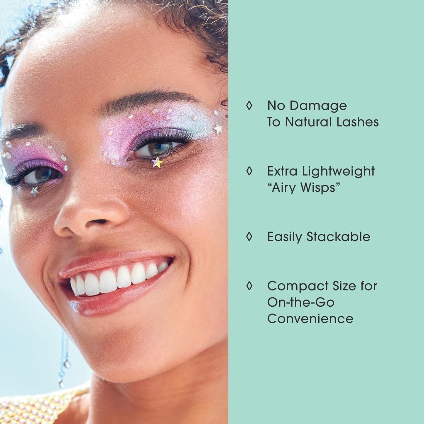 Falscara False Eyelashes - Contact Lens Friendly Lash Clusters | Reusable 8mm-12mm Easy Application