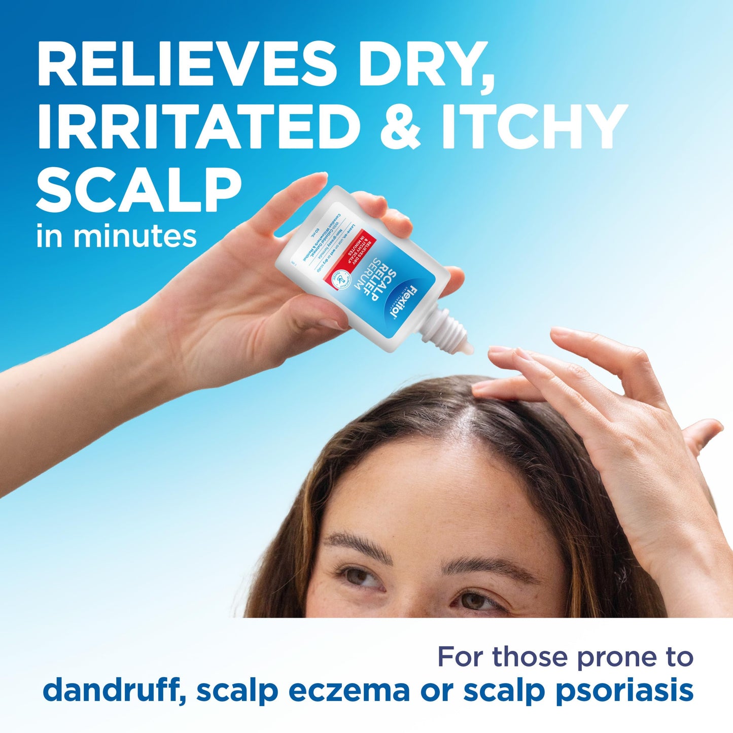 Flexitol Scalp Relief Serum for Itchy Scalp with 2% Colloidal Oatmeal, 2 Ounce, FSA Eligible