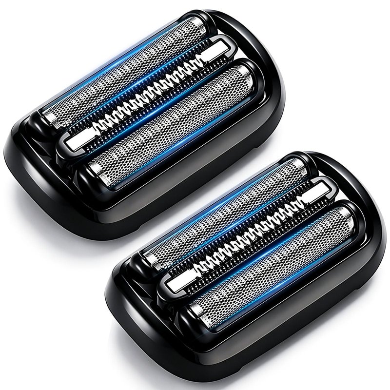53B Shaver Head Replacement,Compatible with Series 5/6 Shavers foil 5020cs 5018s 5035s 5049cs 5050cs 6020s 6040cs 6075cc,2Packs