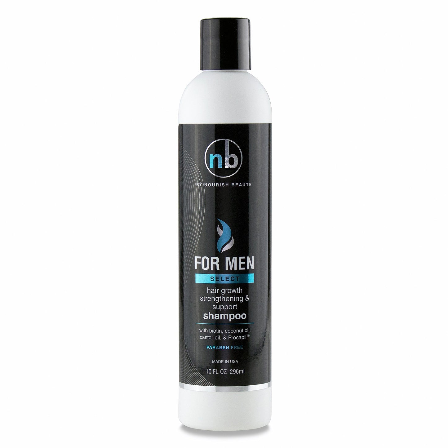 Nourish Beaute Anti Hair Loss, Hair Growth Support Shampoo for Men with Vitamins