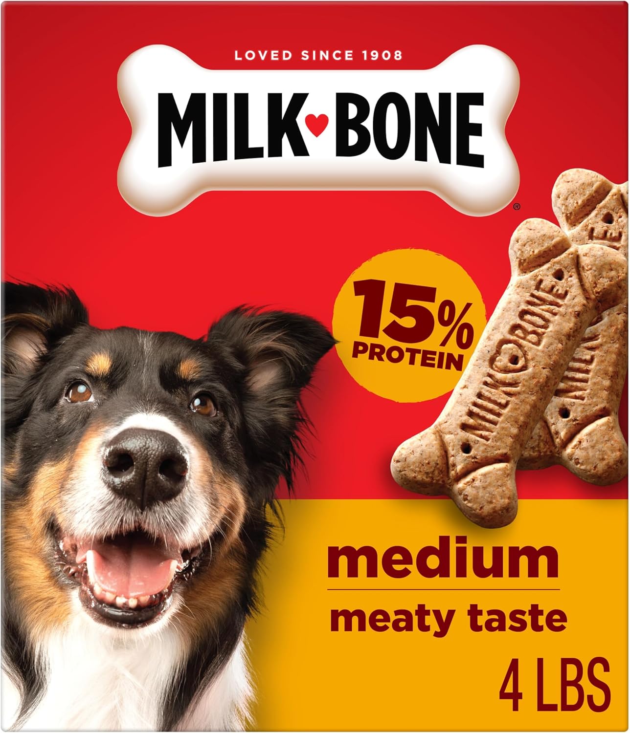 Milk-Bone Original Dog Treats - Crunchy Biscuits for Medium Dogs | 10 lb Bag