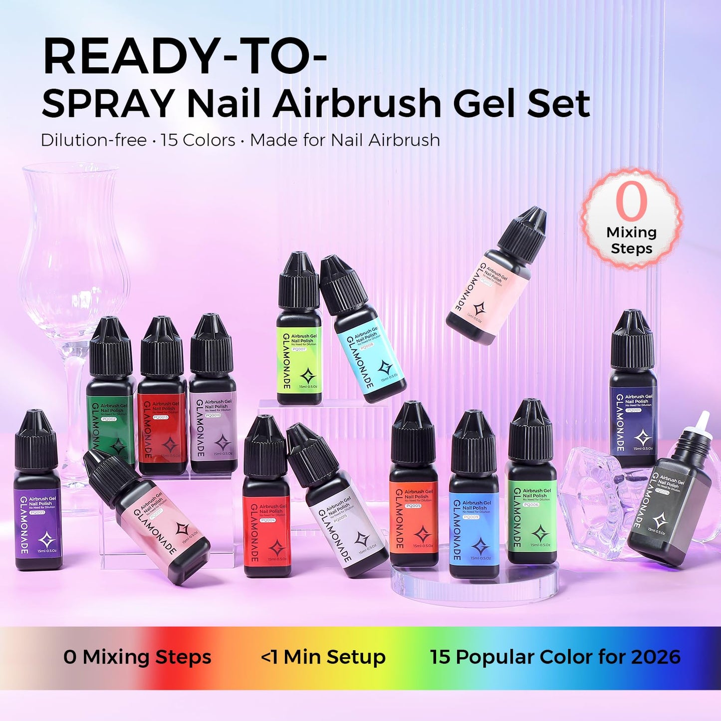 Glamonade Airbrush Gel Nail Polish