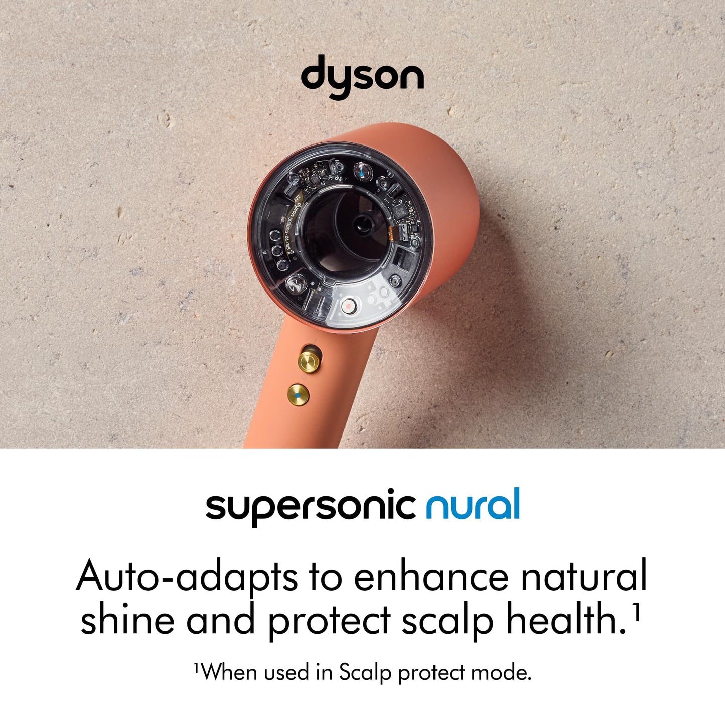 Limited Edition Dyson Supersonic Nural™ Hair Dryer in Ceramic Apricot and Topaz