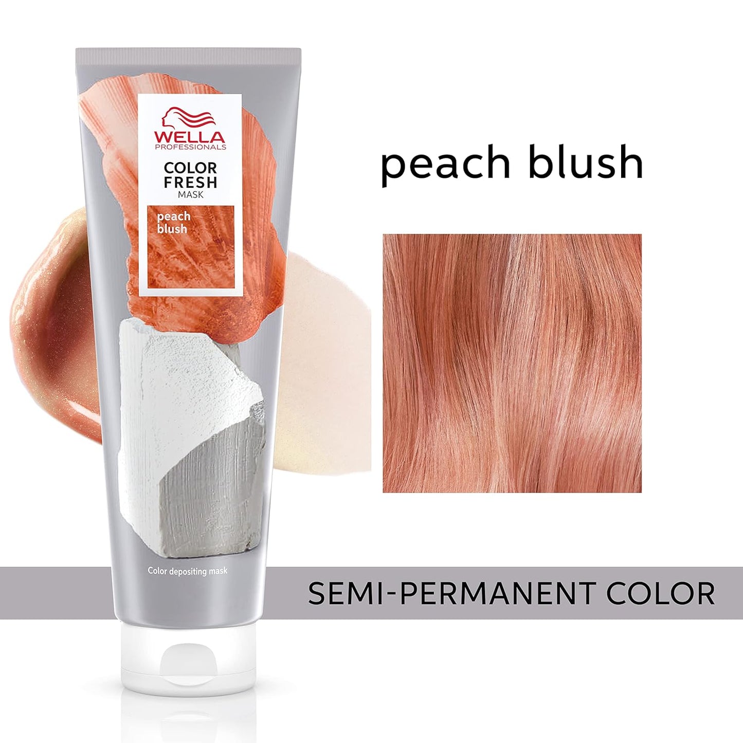 Wella Color Fresh Mask - Color-Depositing Hair Mask for Vibrant, Refreshed Color | Vegan Avocado Oil | 5 Fl Oz