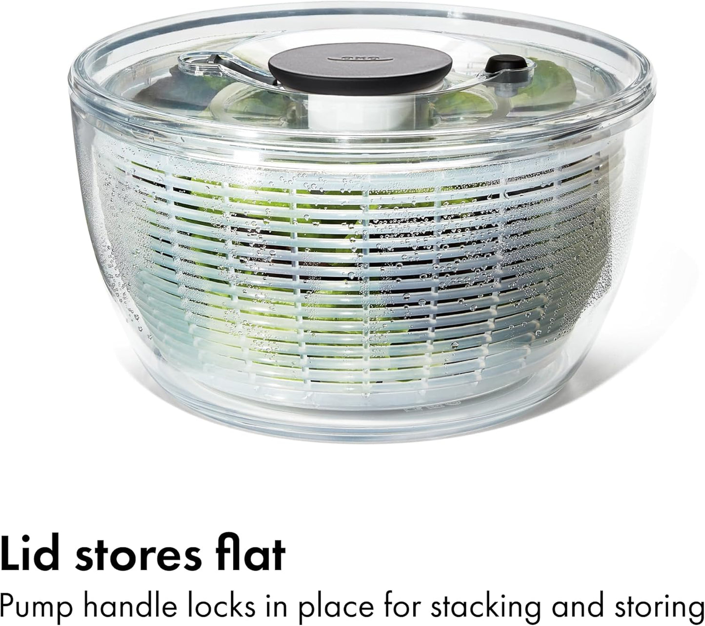 OXO Good Grips Salad Spinner - Efficient Lettuce & Vegetable Washer | 6.22 Quart Capacity