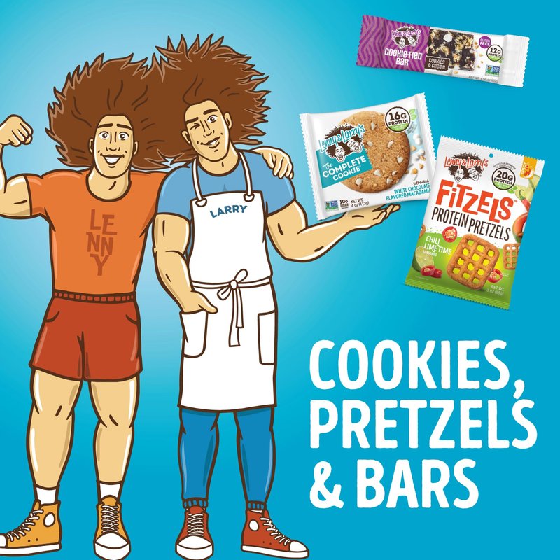 Lenny & Larry's Complete Protein Cookie, [8 Flavor Variety], Chewy Soft Baked, 16g Plant Protein, Vegan, Non-GMO, High Fiber, 4 Ounce Cookie (Pack of 16)