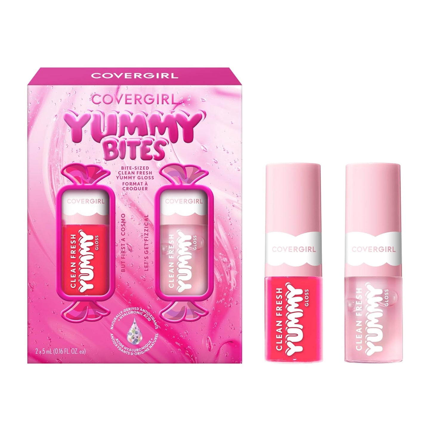 COVERGIRL Clean Fresh Lip Gloss - Sheer Vegan Formula in Acai You Later | 0.33 fl oz