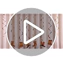 Cowboy Themed Hanging Swirl Decorations - 60 PCS Rodeo Party Supplies