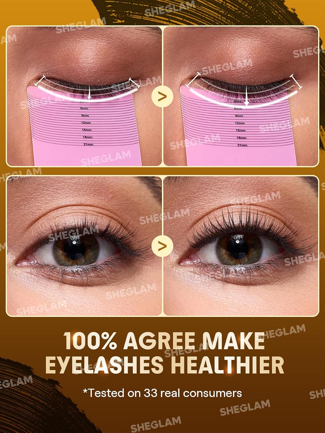 All-In-One 24K Multi-Effect Volume Mascara - Long-Lasting Definition & Rich Color