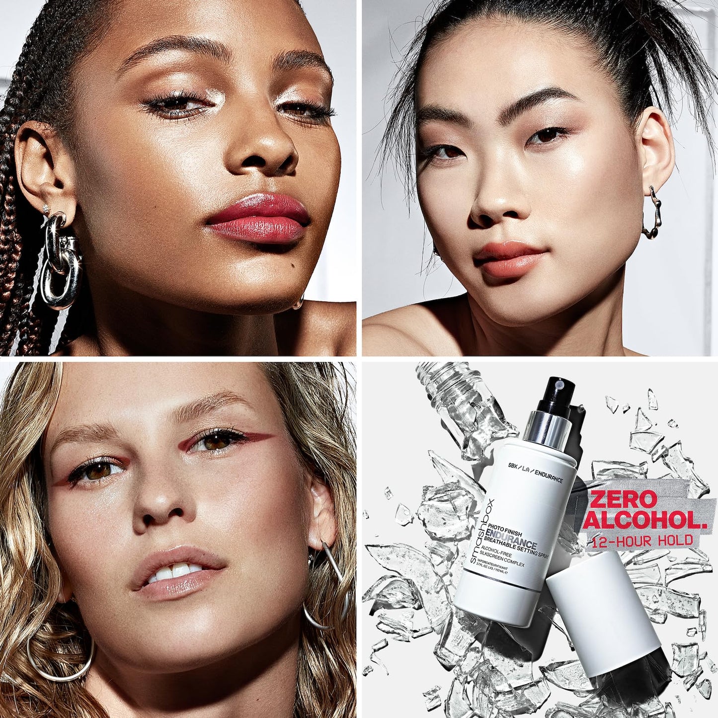 Smashbox Photo Finish Endurance Breathable Setting Spray | Lightweight, Long-Lasting, Hydrating Setting Spray | Locks in Makeup + Breathable Barrier That Strengthens Skin, 3.72 Fl Oz