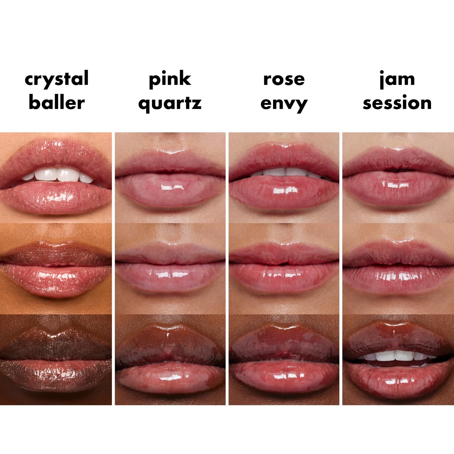 e.l.f. Glow Reviver Quad Goals Lip Oil Kit, 4 Hydrating, Non-Sticky Glossy Tinted Lip Oils, Lip Gloss Set, Moisturizing Lip Care, Vegan & Cruelty-Free