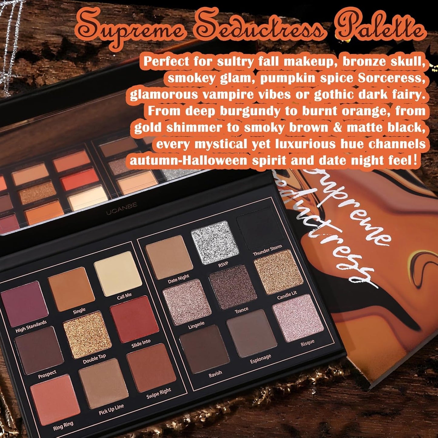 Matte Eyeshadow Palette - 18 Pigmented Colors | Long-Lasting Waterproof Smokey Makeup Kit