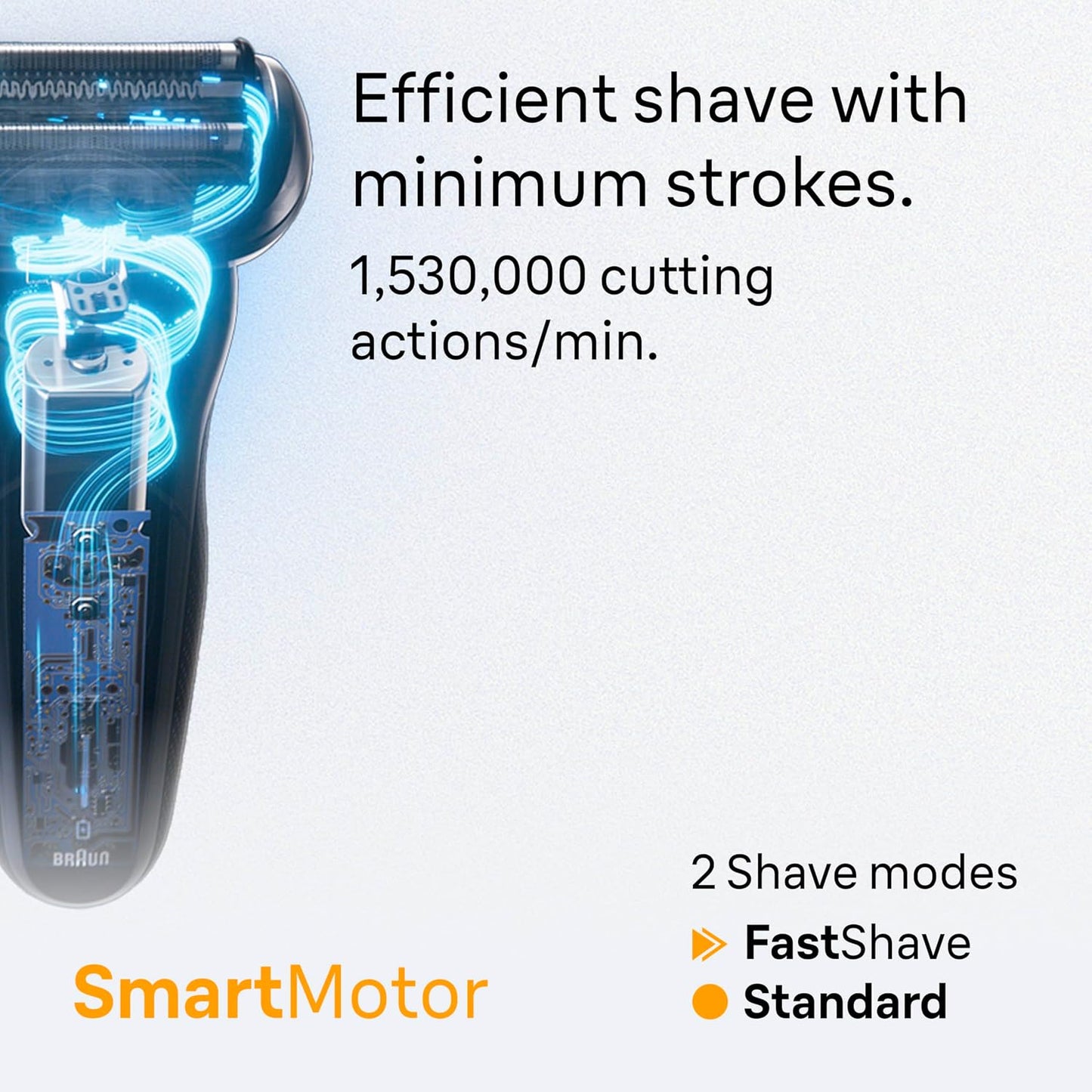 Braun Series 5 Electric Shaver for Men - Wet & Dry Foil Razor with Precision Trimmer | Black 5165ps