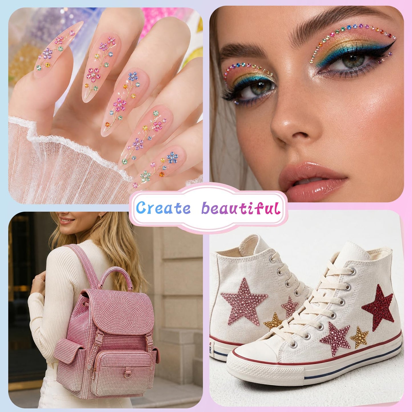 42000Pcs Bedazzling Kit with Rhinestones, 42 Colors 3mm Resin Jelly Flatback Gems, Bedazzling Gems with 3Pcs B7000 Jewelry Glue & Tools, Bedazzler Kit for DIY Arts & Crafts Gifts