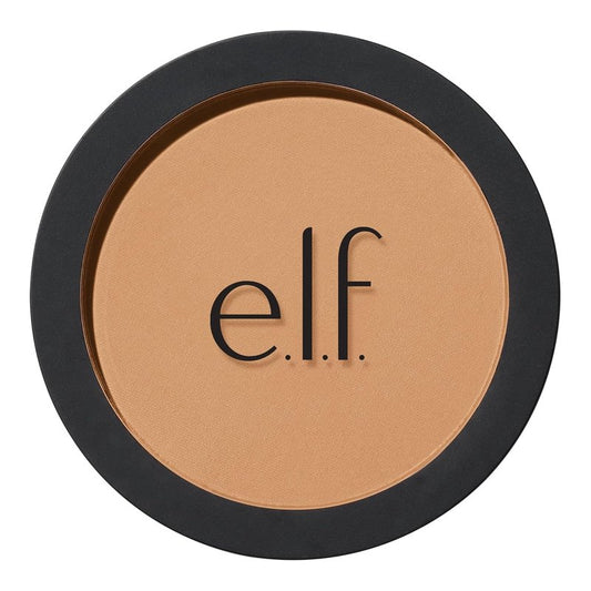 e.l.f. Primer-Infused Bronzer - Long-Wear Matte Contour for Cheeks | Forever Sun Kissed, 0.35 Oz