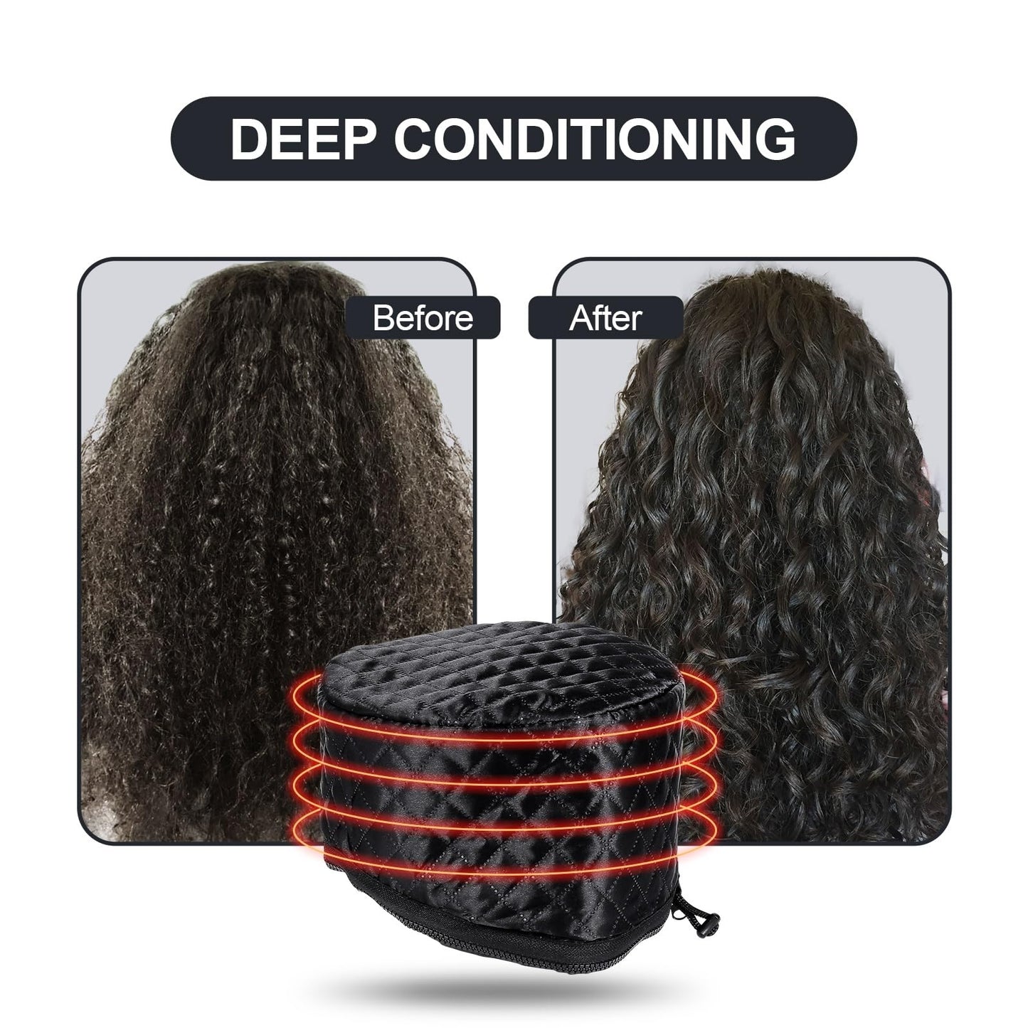 Electric Hair Steamer Cap, Hair Care Hat Heating Cap