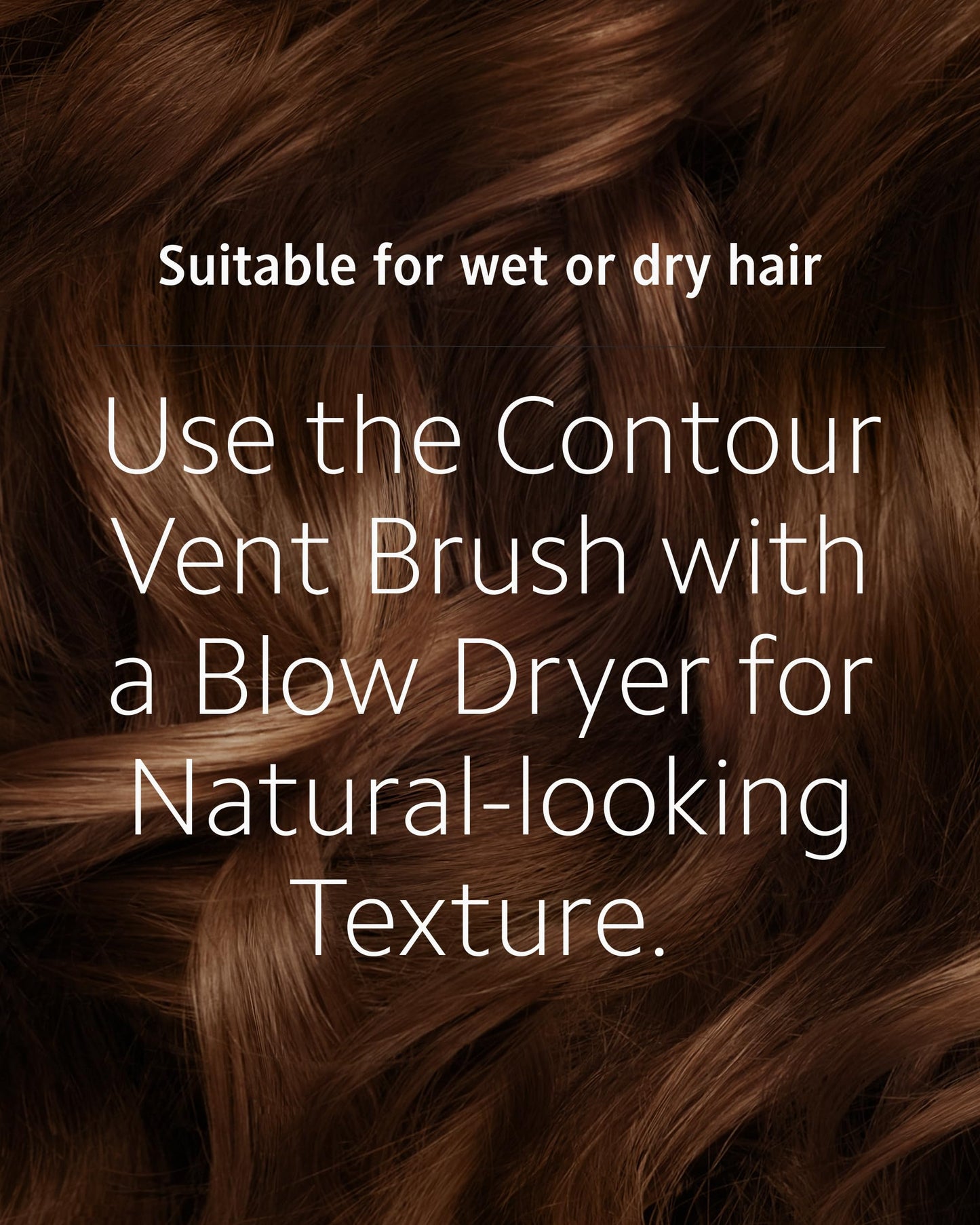 Ibiza Hair Contour Vent Detangling Brush with Boar/Nylon Ball Tip Bristles | Geometrical Design Contours to the Shape of the Head for Damage Free Detangling | Waterproof & Heat Resistant