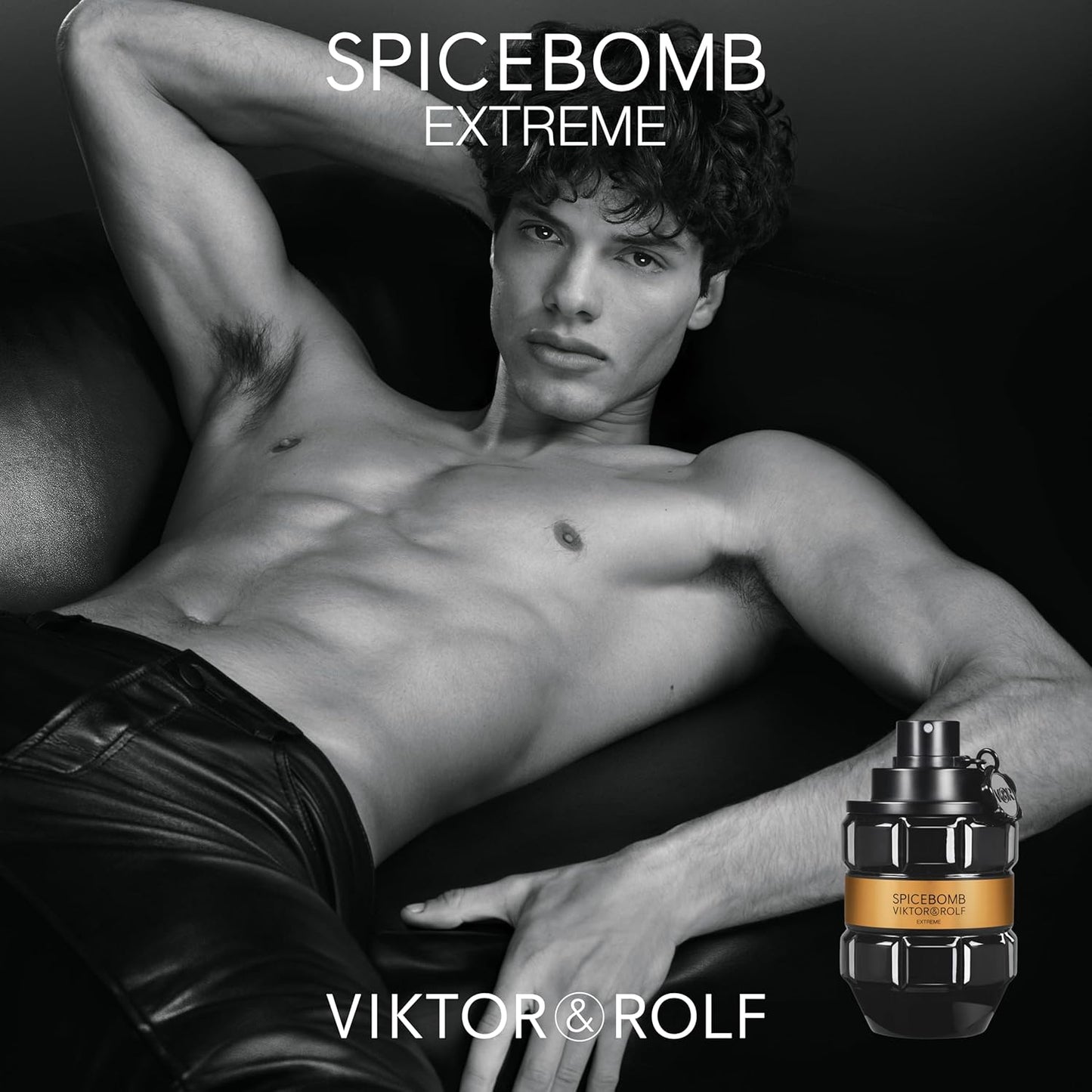 Viktor&Rolf Spicebomb Extreme Eau de Parfum | Woody & Spicy Men's Cologne with Amber & Vanilla Notes