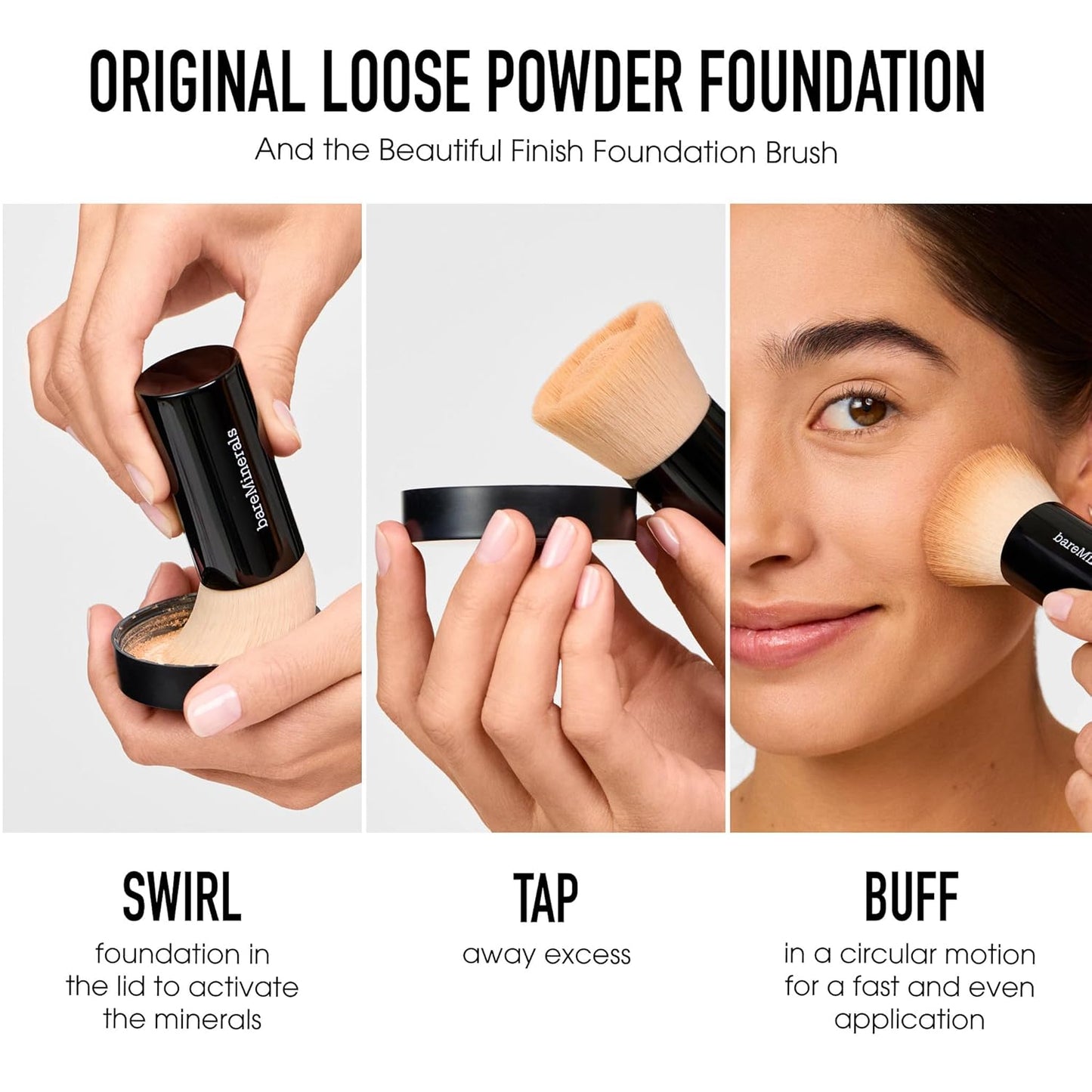 bareMinerals Original Loose Powder Foundation - SPF 15 Sheer to Full Coverage Makeup | Lightweight & Breathable Finish