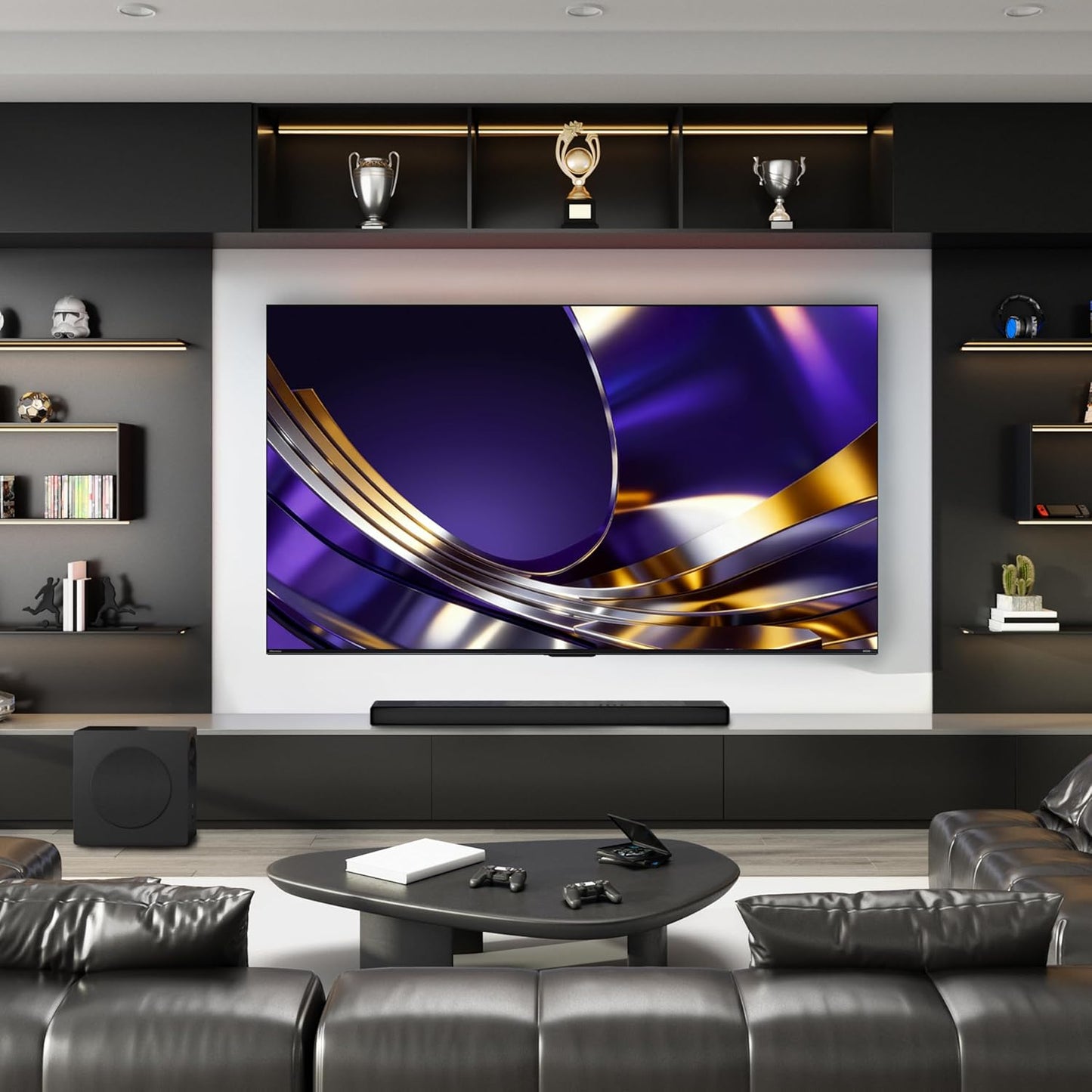 Hisense 75" U7 Mini-LED 4K UHD Smart Gaming TV - Hi-QLED, 165Hz, Dolby Vision IQ, IMAX Enhanced