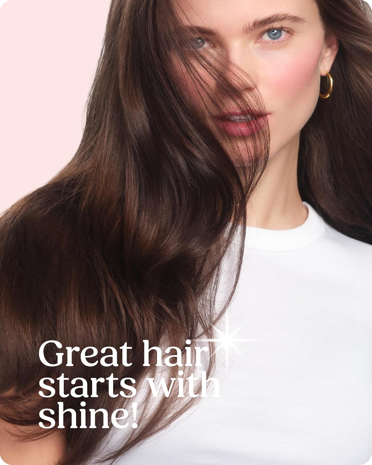 Supergloss Clear Conditioning Hair Gloss - Sheer Glow for All Hair Types | Boosts Shine & Hydration - 6.4 Fl Oz