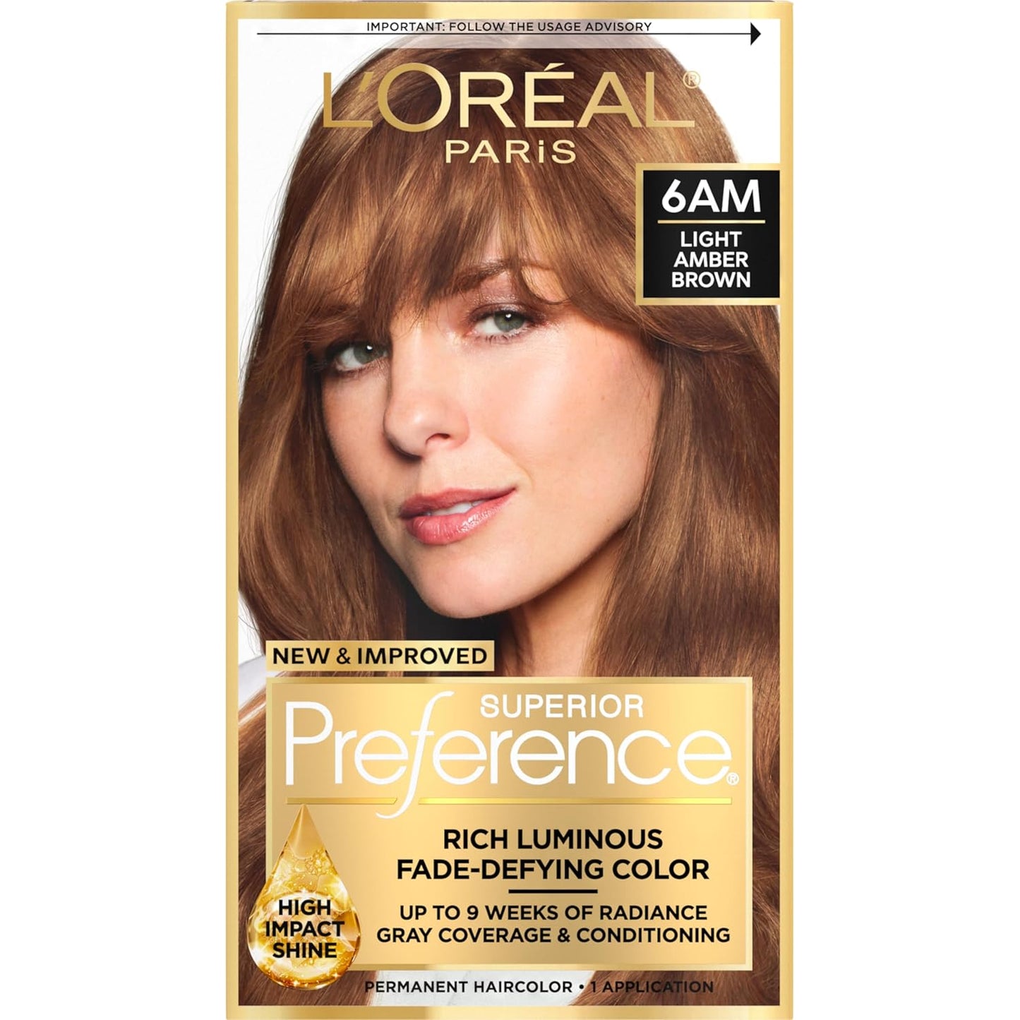 L'Oreal Paris Hair Color - Superior Preference Dark Ash Blonde 7A | Fade-Defying Permanent Dye for 9 Weeks of Radiance