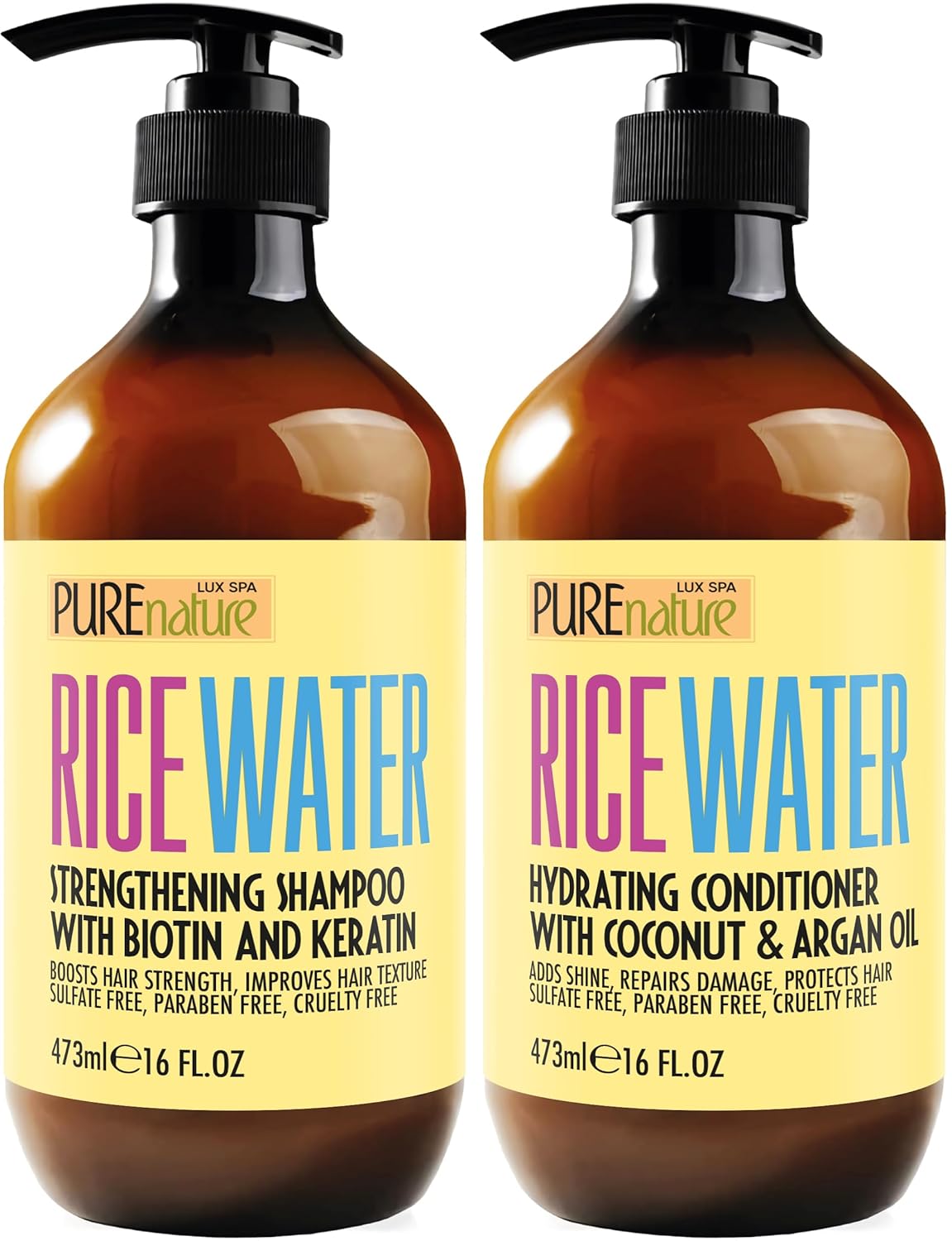 Tea Tree Oil Shampoo & Conditioner Set - Sulfate & Paraben Free | Anti-Dandruff Treatment for Oily Hair & Itchy Scalp