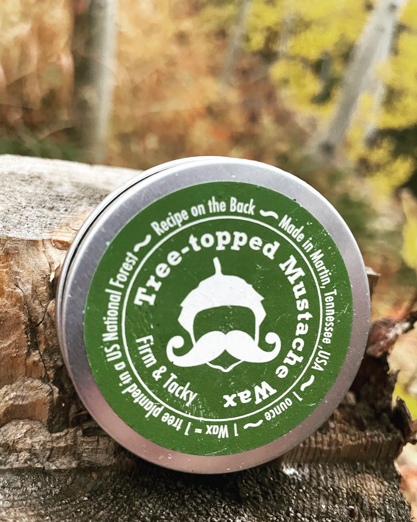 Green Beard Grmng Tree-topped Mustache Wax Tacky Firm - from